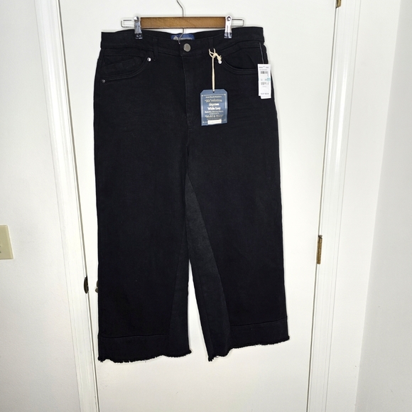Democracy Denim - Democracy Absolution Skyrise Women's Black Wide-Leg Jeans NWT 16